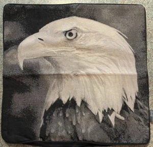 IMPRESIONANTE FUNDA DE COJÍN EAGLE - 50 X 50 cm - NEGRA - Imagen 1 de 1