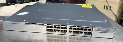 Cisco Catalyst WS-C3750X-24T-S 24Port Gigabit Ethernet Switch C3KX-NM-1G - Image 1 of 4