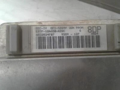 Módulo de control del motor usado se adapta a: Mercury Topaz 1988 módulo de control electrónico 98 Foto 1 de 4