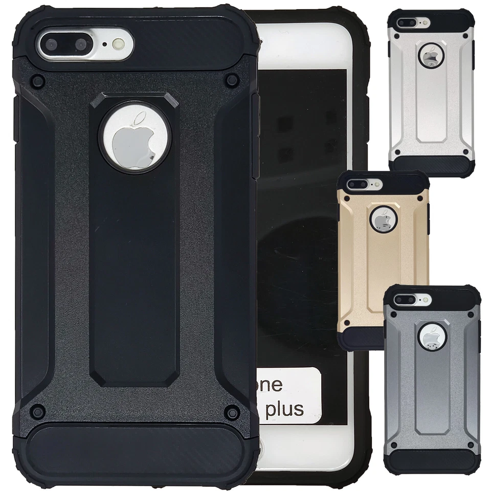 Custodia Hybrid Armor doppio strato policarbonato e TPU per iPhone 7 Plus 5.5" - Immagine 1 di 1