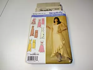 Uncut Simplicity 4242 Women's Evening Tops Skirts & Shawl Size 18W 20W 22W 24W - Picture 1 of 1