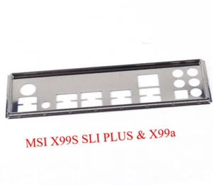 Tarcza I/O IO do MSI X99S SLI PLUS & X99a gaming 7 płyt głównych płyta tylna nowa - Zdjęcie 1 z 4