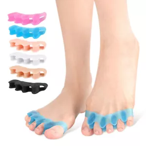 Silicone Gel Bunion Toe Corrector Orthotics Straightener Separator Pain 2-6pairs - Picture 1 of 12