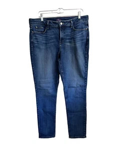 NYDJ Size 16 Super Skinny Blue Jeans - Picture 1 of 11