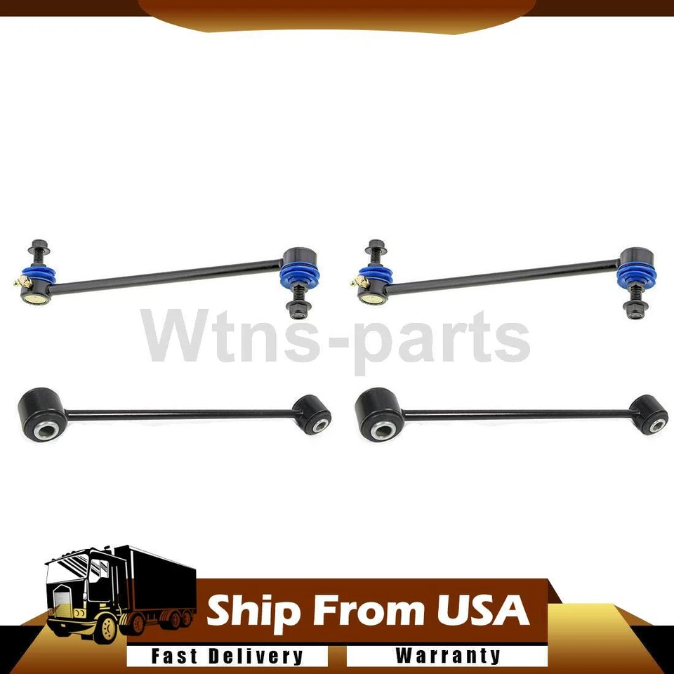 Kit de eslabones de barra estabilizadora delantera trasera Chrysler Pacifica 2004 2005 2006 3,5 L 4x Foto 1 de 4