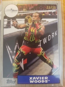 2017 Topps WWE Heritage #38 Xavier Woods plata #d 23/25 como nuevo - Imagen 1 de 1