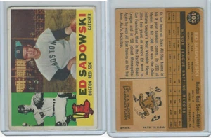 1960 Topps Baseball, #403 Ed Sadowski, Boston Red Sox - Picture 1 of 1