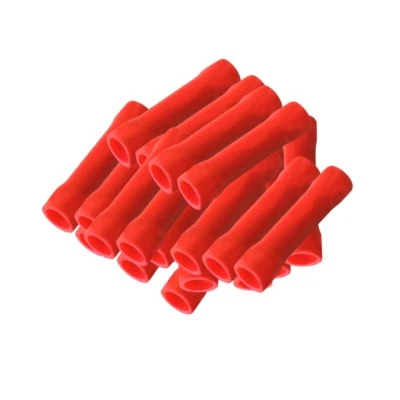 100 x Stossverbinder rot isoliert 0,5 - 1,5 mm² Quetschverbinder Stoßverbinder - Bild 1 von 2