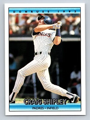 Craig Shipley 1992 Donruss #667 San Diego Padres RC - Image 1 of 2