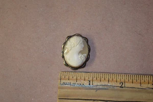 Cameo Trinket Picture Pendant marked PR ST CO 12K GF - Picture 1 of 8