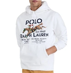 Neu Polo Ralph Lauren Herren 3XLT Big & Tall weißer Hoodie großes Pony neu mit Etikett - Bild 1 von 7