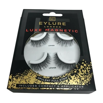 Eylure Luxe Magnetic  Faux Mink Lashes OPULENT Full Strip Lashes FALSE EYELASHES - Image 1 of 3
