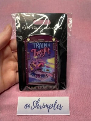 PIN DISNEY D23 MOG WDI Inside Out serie de póster TRAIN OF THINK LE 300 NUEVO  Foto 1 de 4