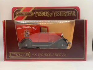Matchbox Yesteryear Y- 22 1930 Ford Model "A" Van (England) - Picture 1 of 2