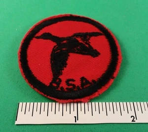 Patch pattuglia EARLY GUM BACK BSA RED TWILL - epoca anni '60 - Anatra - Foto 1 di 2