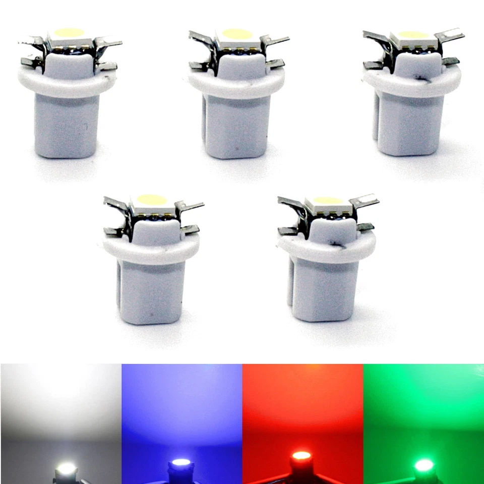 9x LED suitable for Mercedes W124 lighting dashboard lighting blue red white - Image 1 of 1
