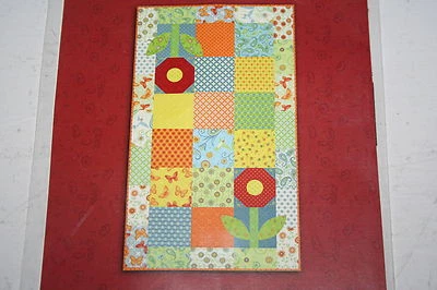Poppy Day Moda Charm Pack Pattern 438 Quilt Table Mat Runner Sandy Gervais - Image 1 of 4