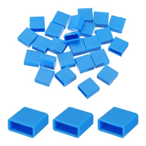 25pcs USB Type A Port Plugs Covers Caps Anti Dust for USB Male End, Blue - Zdjęcie 1 z 7