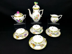 Herend Queen Victoria VBO Coffee Set for 4 People - Picture 1 of 12