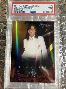 2011 Panini Michael Jackson Academy Awards Diamond #72 PSA 9 Mint Card - Bild 1 von 3