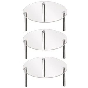 3 Pezzi Supporto per Torte Cupcake Espositore Porta Alimenti Riser Piccoli Riser per - Foto 1 di 12