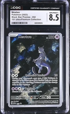 Mewtwo 052 Sv: Scarlet & Violet Promo Cards Holo cgc 8.5 - Image 1 of 2