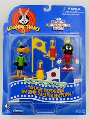 Looney Tunes DUCK DODGERS Century Marvin The Martian & Daffy Duck 1997 NOS OBO - Image 1 of 4