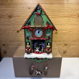 Avon Tick Tock Till Christmas Santa Kuckucksuhr animiert Musical 2011 nicht mehr produziert - Bild 1 von 7