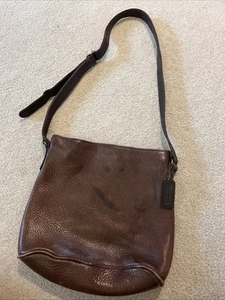 Borsa a tracolla Coach Sonoma Hobo tote bag marrone pelle ciottolata vintage patina - Foto 1 di 8