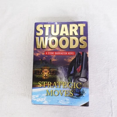 Strategic Moves Stuart Woods Stone Barrington Signed Hardcover Mystery Thriller Foto 1 de 4