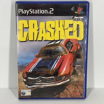 Crashed PS2 PlayStation 2 Game Manual PAL Preowned Good Condition - Image 1 of 4