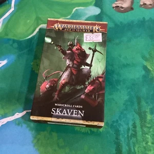 Warscroll Cards Skaven Warhammer Age of Sigmar- Make Offer! - Picture 1 of 2