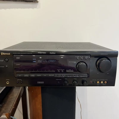Sherwood RV-8070R Amplifier Receiver Home Dolby Sound TESTED - Image 1 of 4