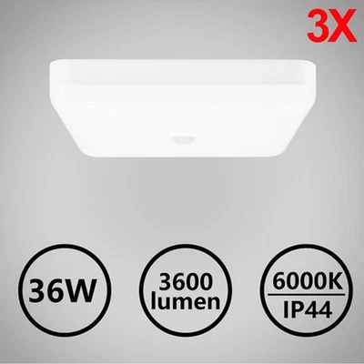 3x 36W LED Deckenlampe Panel Deckenleuchte Schlafzimmer Bad Wohnzimmer Flurlampe - Bild 1 von 4