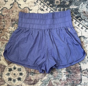 Free People Movement Shorts Damen XL The Way Home High Rise gefüttert Periwinkle - Bild 1 von 7