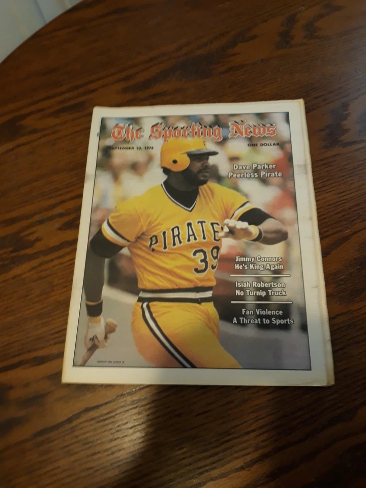 SEPTEMBER 23,1978-THE SPORTING NEWS-DAVE PARKER OF THE PITTSBURGH PIRATES(MINT)* - Image 1 of 1