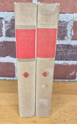 Vintage 1939 ANNA KARENINA Hardback Books 2 Vol Set Leo Tolstoy ILLUSTRATED Foto 1 de 4