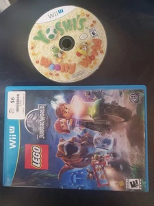 lot of 2: LEGO JURASSIC WORLD [COMPLETE] +YOSHI'S WOOLLY [GAME ONLY] (Wii U) - Picture 1 of 2