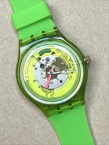 💚💚THE “HULK” GK101 TECHNO SPHERE CUSTOM AUTOMATIC CONVERSION SWATCH WATCH 💚 - Picture 1 of 11
