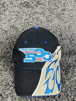 Indianapolis 500 Blue Flame 2012 Baseball Cap Hat One Size Racing - Image 1 of 4