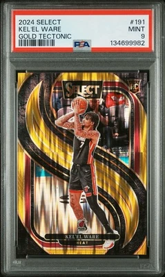 2024-25 Select - Premier Level Kel'el Ware #191 Gold Tectonic Prizm (RC) /10 - Image 1 of 2