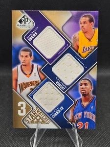 SHANNON BROWN 3 Star Swatches #/35 GOLD 2009-10 SP Game Used - Imagen 1 de 2