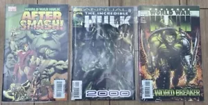 Marvel Comics Hulk After Smash Incredible Hulk 2000 And Hulk World Breaker - Foto 1 di 12