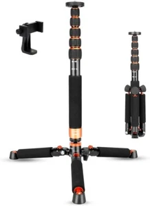 Camera Aluminum Monopod with Metal Tripod Base.6 Sections 46-177cm/18-69inch - Picture 1 of 7