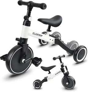 5 in 1 Balance Bike for 1 to 3 Years Old Kids,Toddler Tricycle Kids Trikes Tricy - Picture 1 of 6