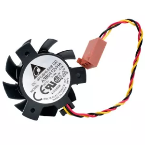 DELTA ASB0412VHA 12v 0.16A Graphics card cooling fan 3Pin For Dell 360 2320 - Picture 1 of 3