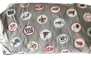 Pottery Barn PB Teen NFL Football FULL Size FITTED Sheet Organic Cotton - Picture 1 of 4