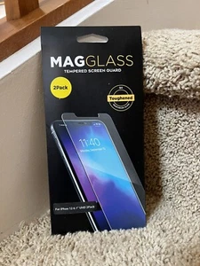 Apple iPhone 12 Screen Protector Clear Tempered Glass Guard Magglass UHD CLEAR - Picture 1 of 2