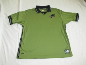 Vintage Nike MLS Dallas Burn Green Fußball Football Trikot Herren X-Large Selten 90s - Bild 1 von 10