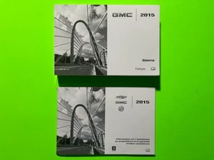 2015 GMC SIERRA Factory Owners Manual Set in FRENCH (CANADA) *OEM* - Picture 1 of 7